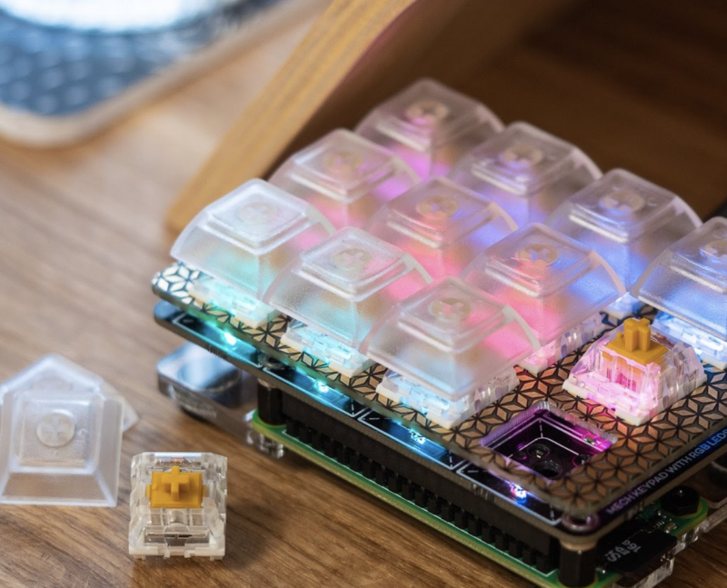 Need more buttons? Try the nine-key Keybow