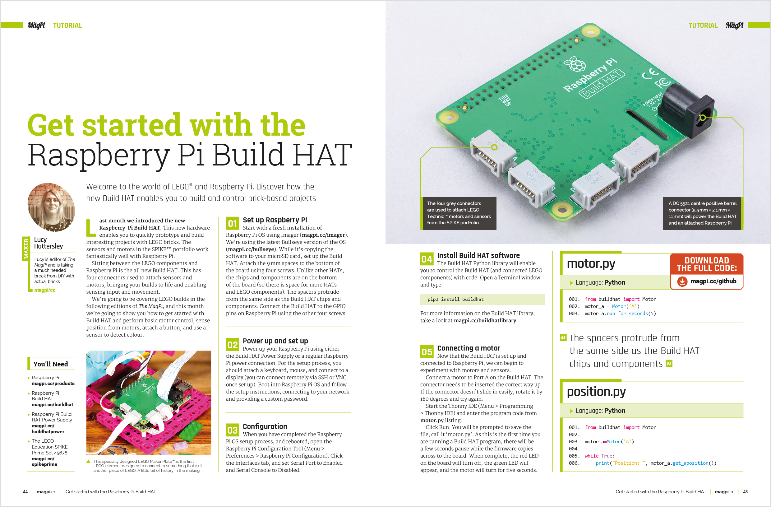 Get started with the Raspberry Pi Build HAT