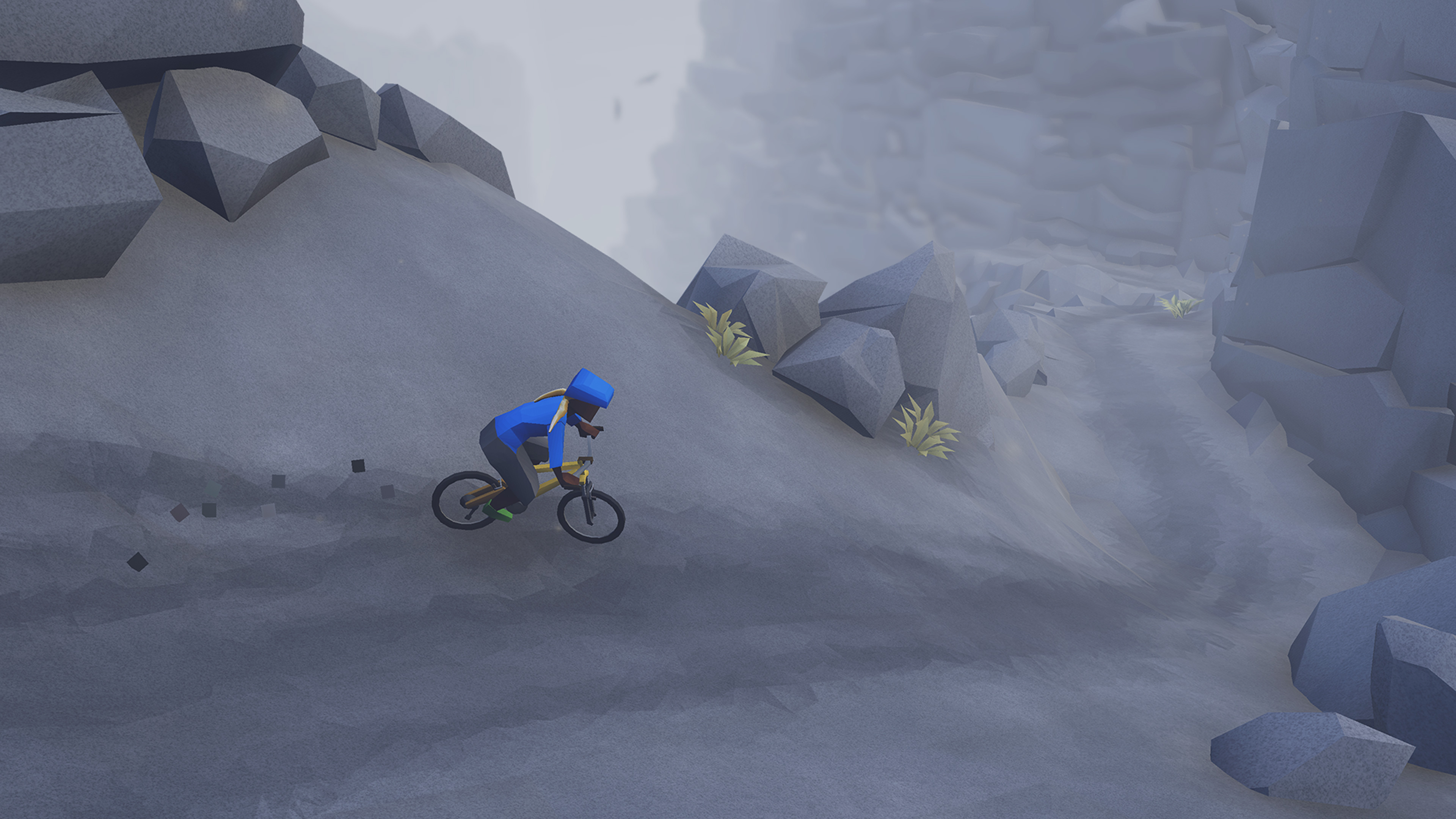 downhill rider