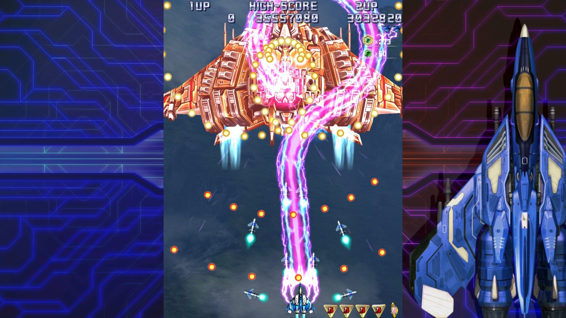 Raiden IV x Mikado Remix Screenshot