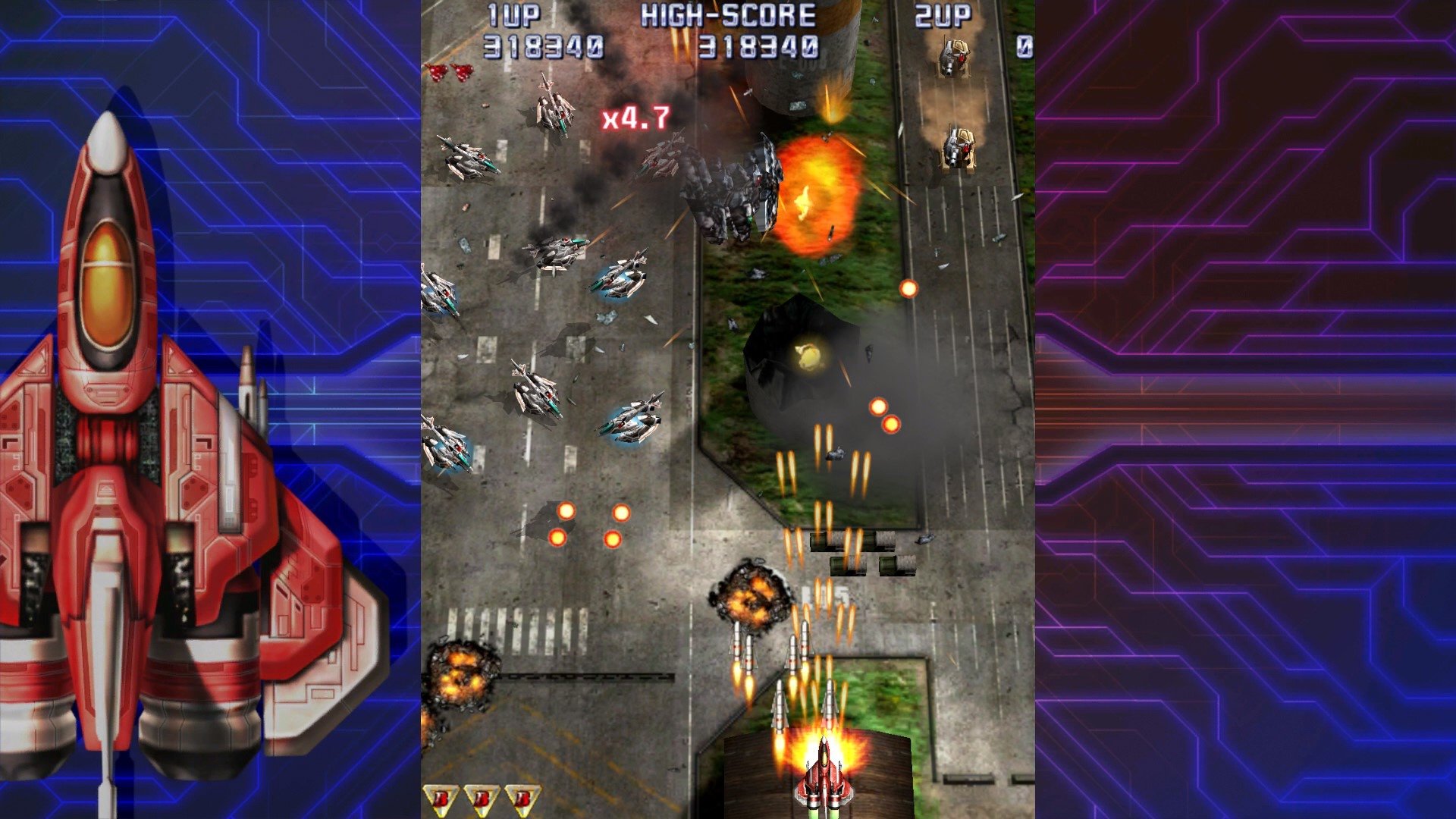 Raiden IV x Mikado Remix Screenshot