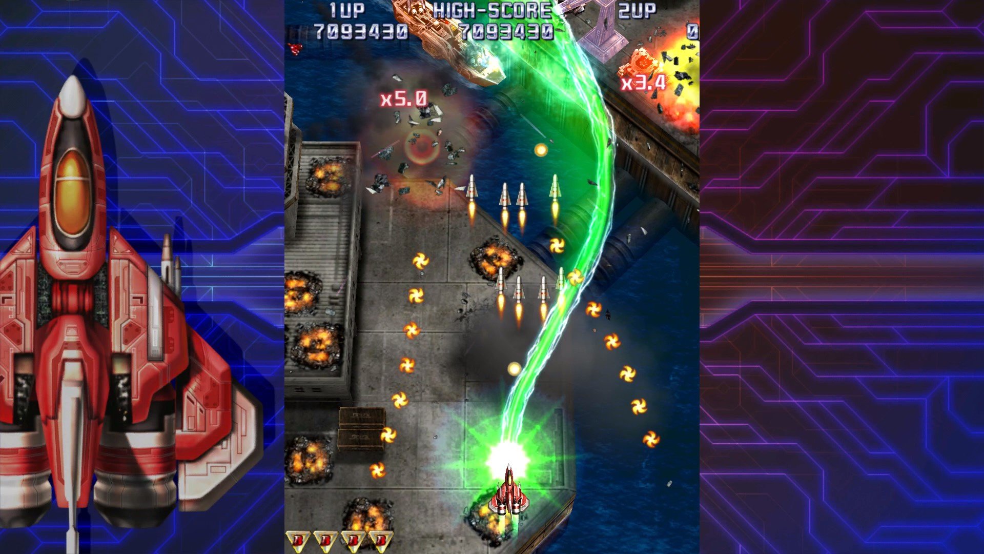 Raiden IV x Mikado Remix Screenshot